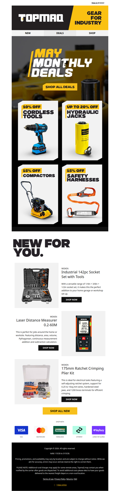 🔥 Hot new tools and savings await!