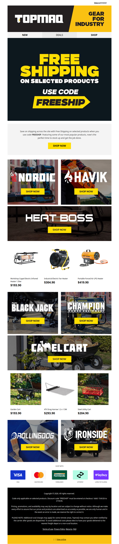 Free Shipping on Selected Gear 🔥