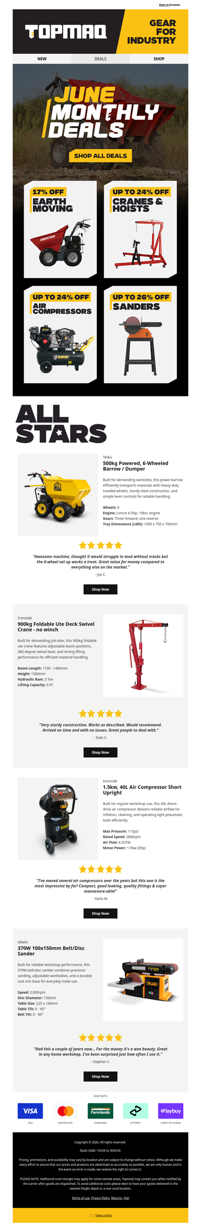 ⏰ Last chance for TopmaQ's June savings!