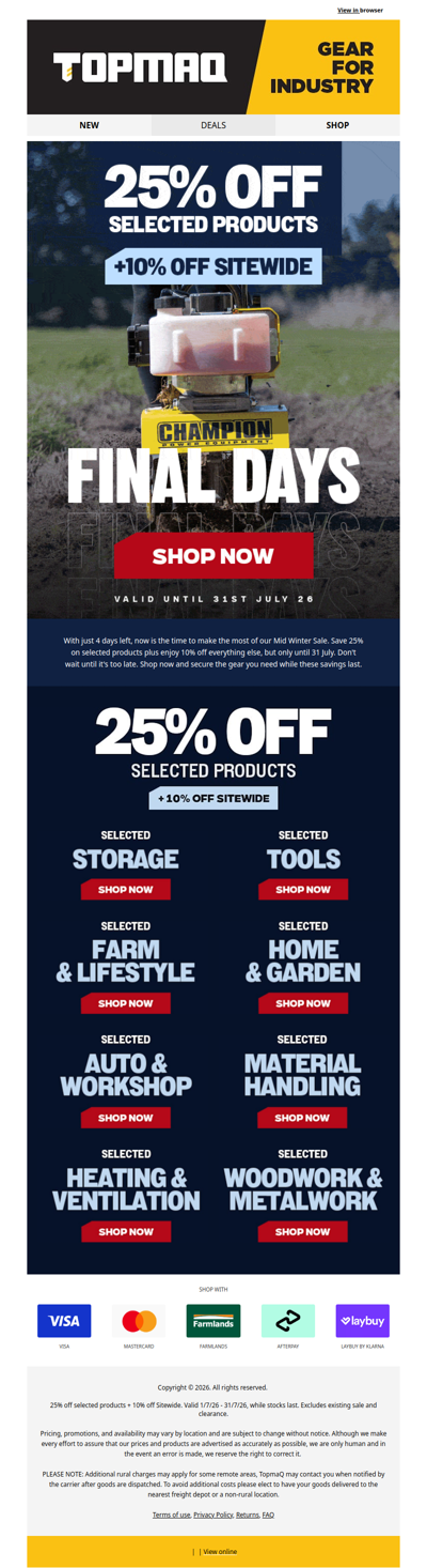 Only 4 Days Left to Save Big
