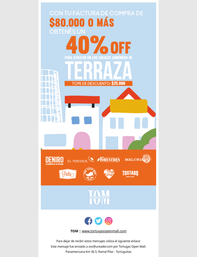 Tus compras tienen premio en TERRAZA