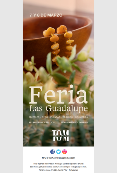 ¡Vuelve la feria Las Guadalupe a TOM!