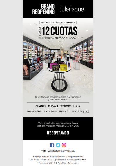 💄 Reapertura Juleriaque + hasta 12 cuotas sin interés