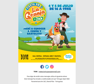 ¡Conocé en persona a los personajes de La Granja de Zenón! 🎉