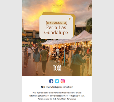 Este finde hay feria en Tortugas Open Mall ✨