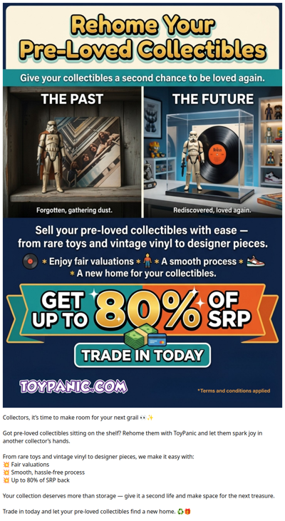 Rehome Your Preloved Collectibles