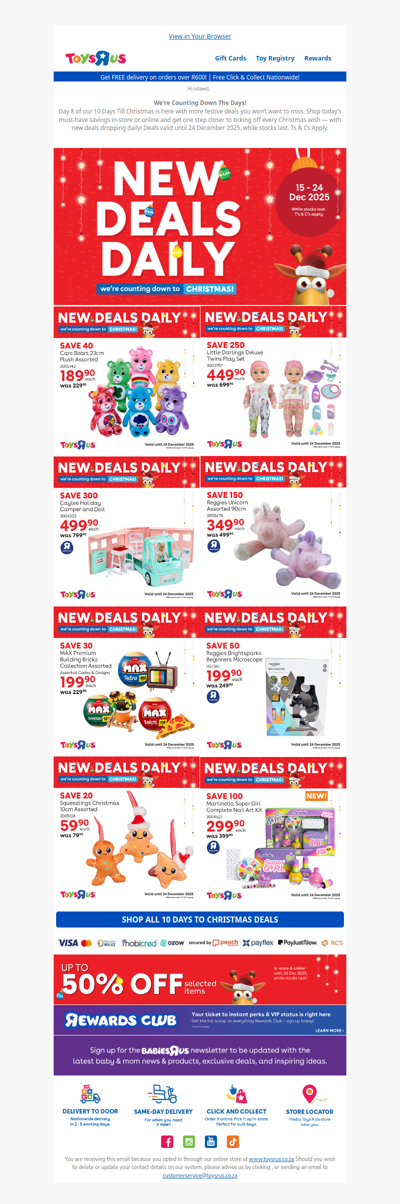 We're Counting Down To Christmas At Toys R Us