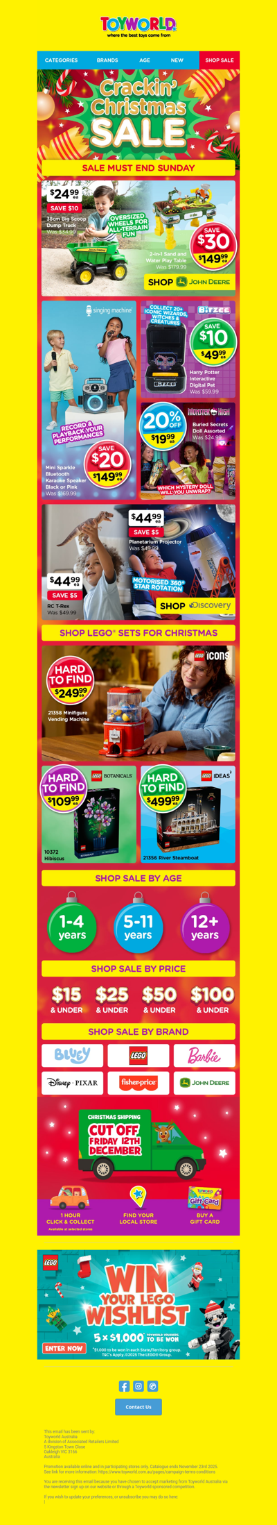 💥⏰ SALE MUST END SUNDAY ⏰💥