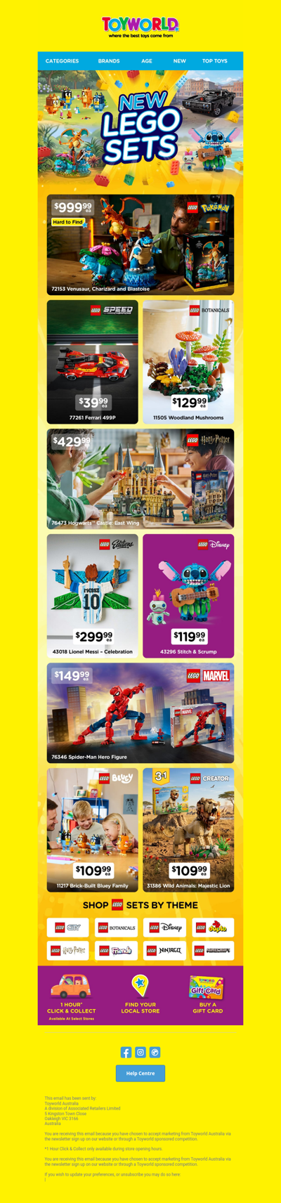 ⏰New LEGO Sets Are Have Landed at Toyworld!🚨