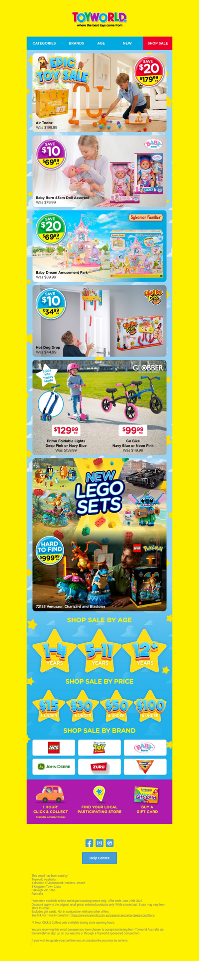 Epic Sale Favourites, New Toys, Big Deals⭐