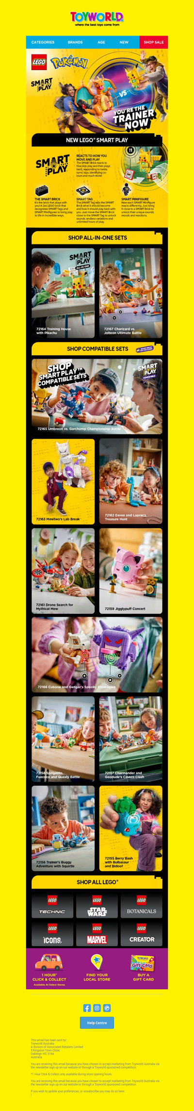 💥 NEW LEGO® Pokemon SMART Play! 💥