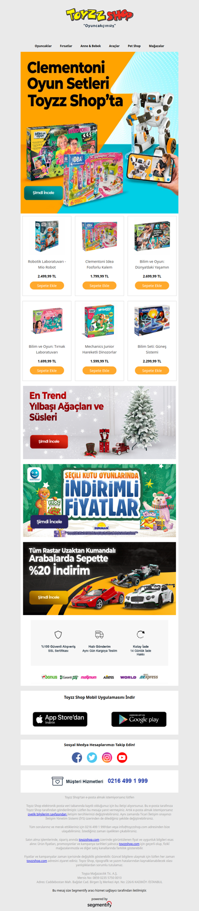 Clementoni ile Öğren & Oyna! En Sevilen Setler Toyzz Shop’ta 🎉
