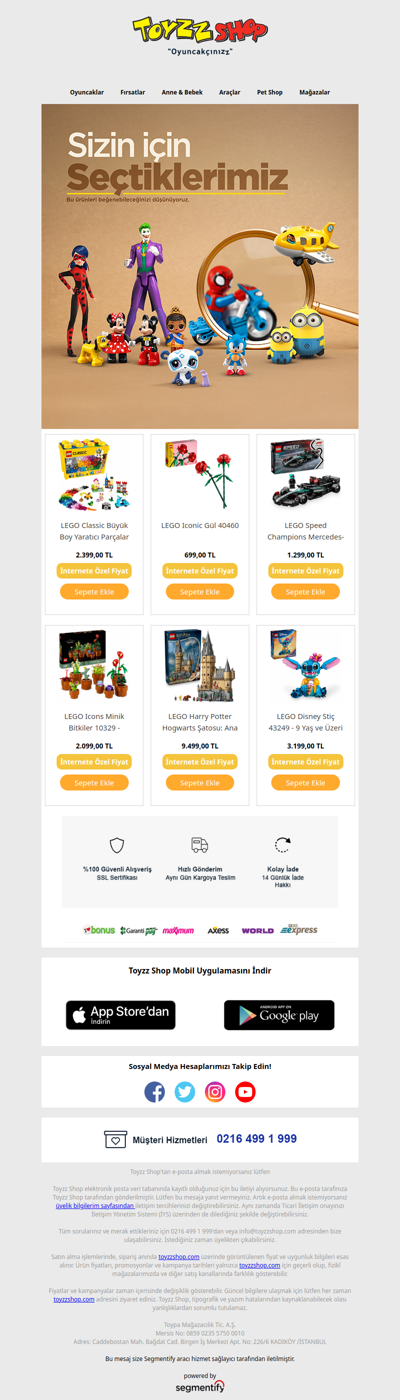 Bu ürünleri beğenebileceğinizi düşünüyoruz!