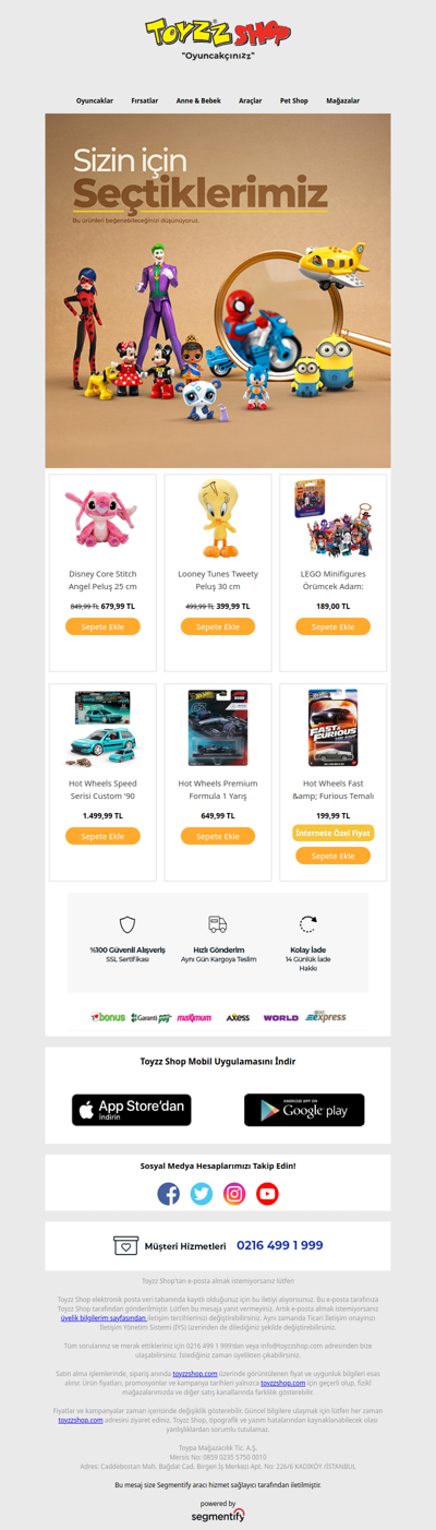 Bu ürünleri beğenebileceğinizi düşünüyoruz!