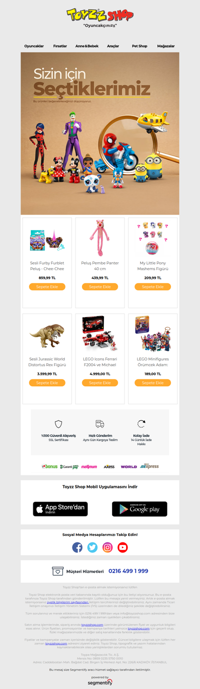 Bu ürünleri beğenebileceğinizi düşünüyoruz!