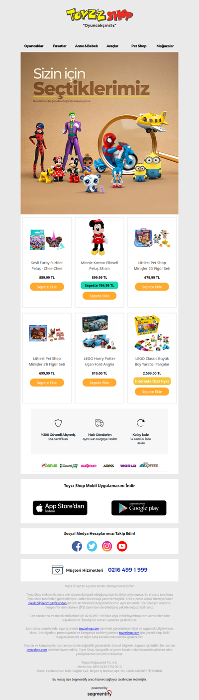 Bu ürünleri beğenebileceğinizi düşünüyoruz!