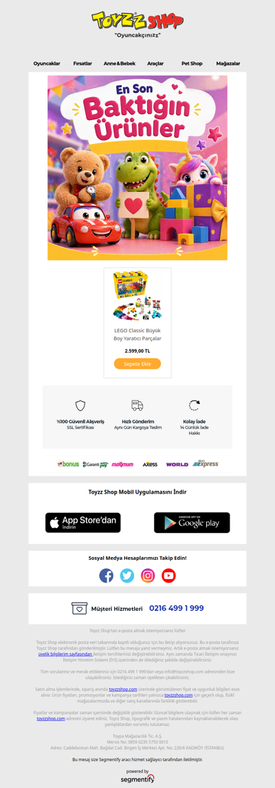 En Son Baktığın Ürünler