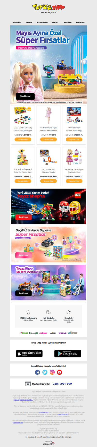 Toyzzshop.com’a Özel Süper Fırsatlar Sizi Bekliyor! 🎉