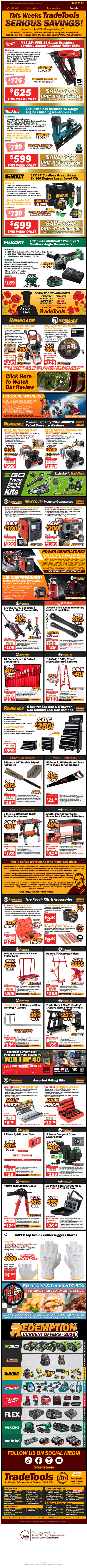 🚨 HUGE Deals On Milwaukee, Makita, DeWALT + More This Week!