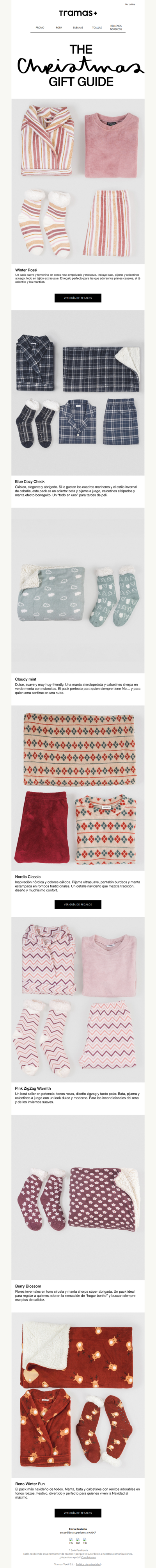 Guía de regalos para Navidad