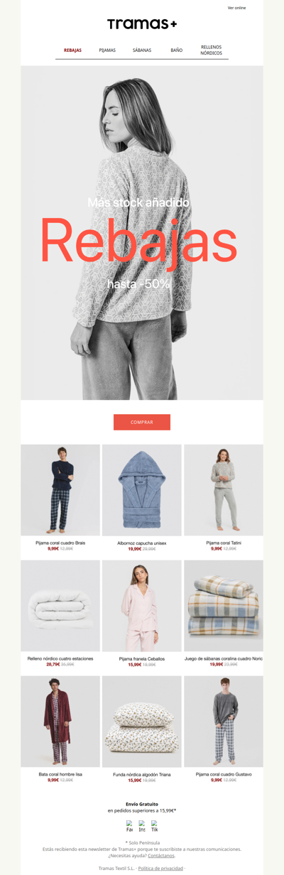 ¡MÁS STOCK! Nuevos artículos hasta -50%