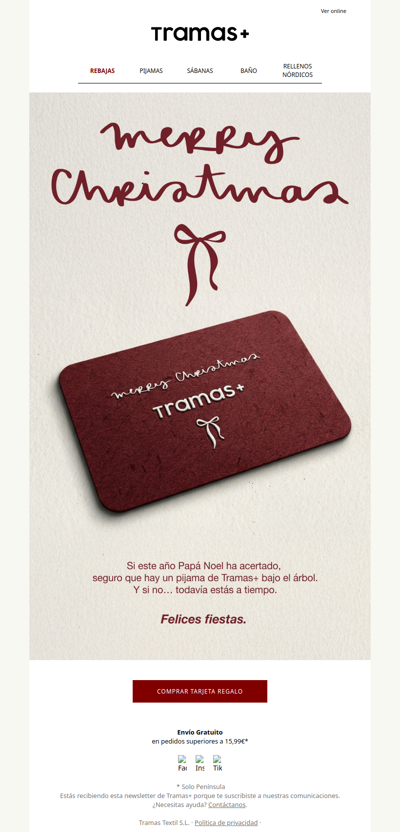 Te deseamos Feliz Navidad 🎄