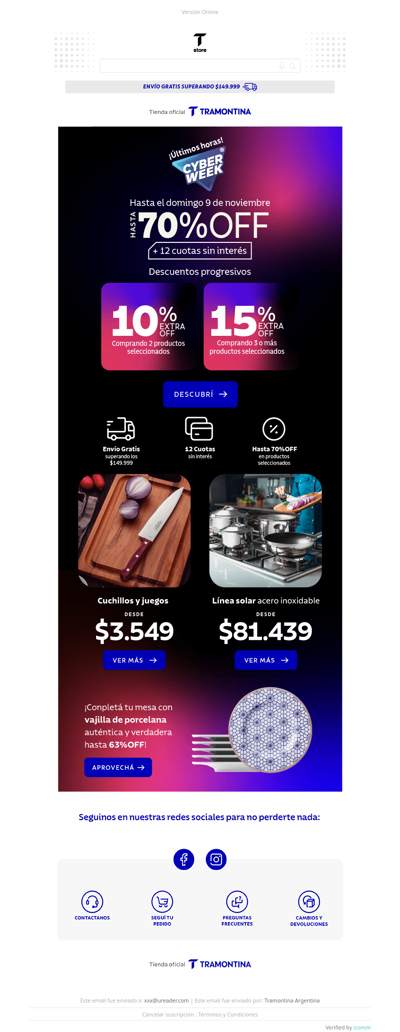 🚩¡Adiós, Cyber! Hasta 70% OFF + hasta 15% extra 🌙