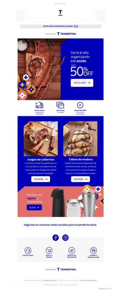 🥩🔥Cerrá el año con asado: hasta 50% OFF