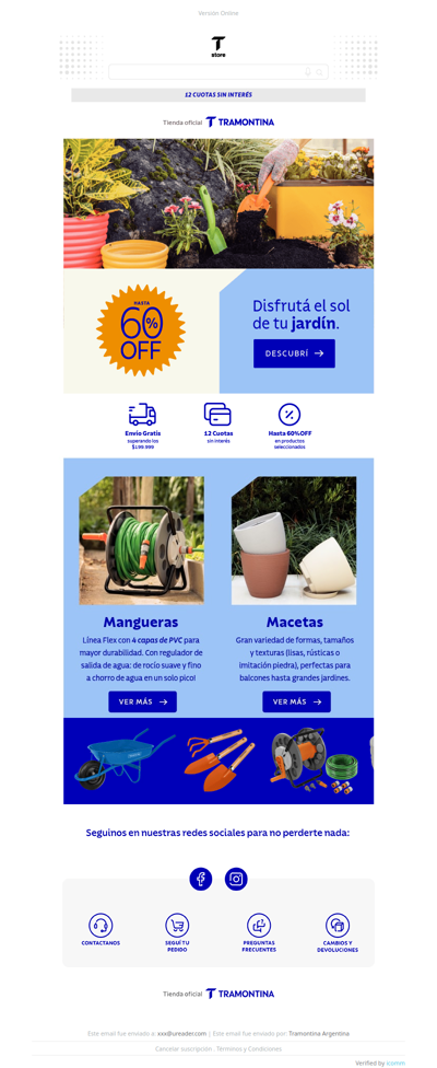 🏡¿Macetas y mangueras? Llevalas con hasta 60% de descuento