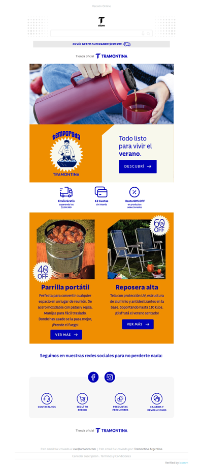 ☀️ Estrená parrilla y reposera con hasta 60% OFF