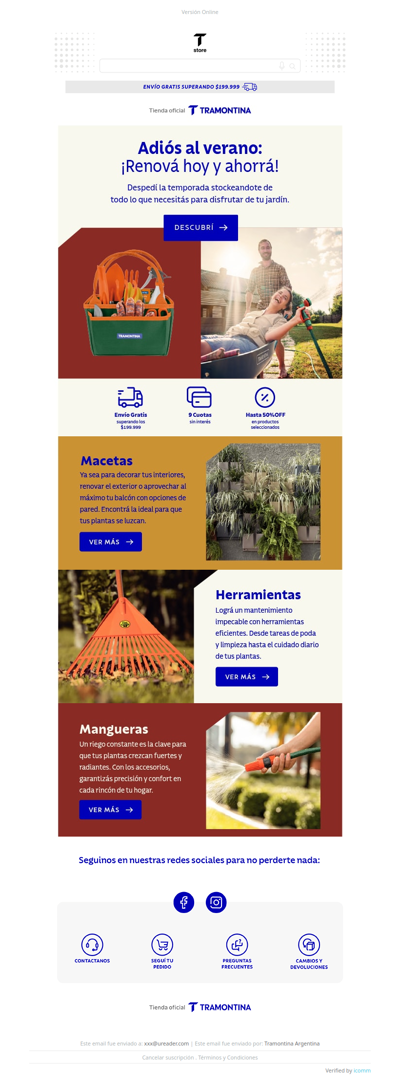 🍂 El verano se va y tu jardín merece un cambio