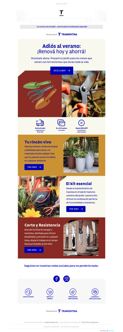 🍁 Bajó la temperatura, es momento de renovar