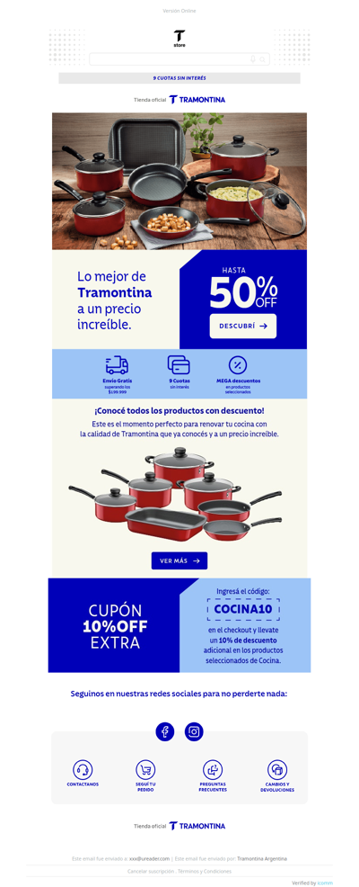 Cociná con un nuevo equipo 🥘 10% OFF extra