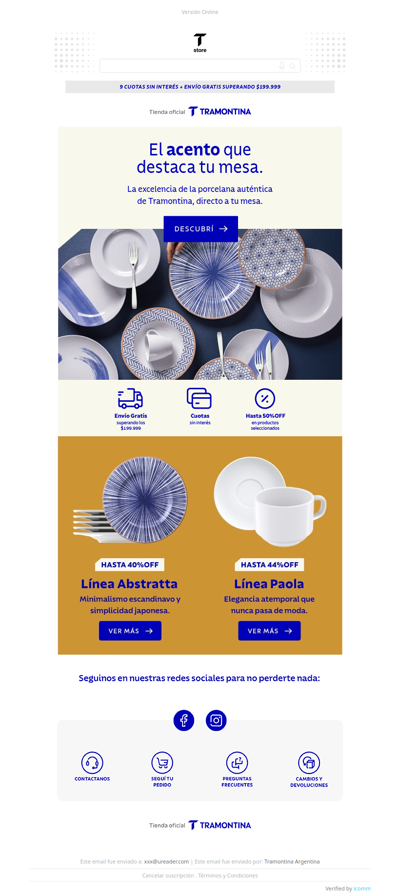 🍽️ ¿Un cambio en la mesa? Probá porcelana