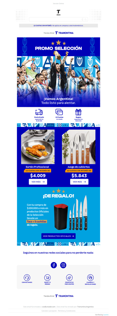 ⚽ Prepará la previa. El regalo va por nuestra cuenta. 🎁