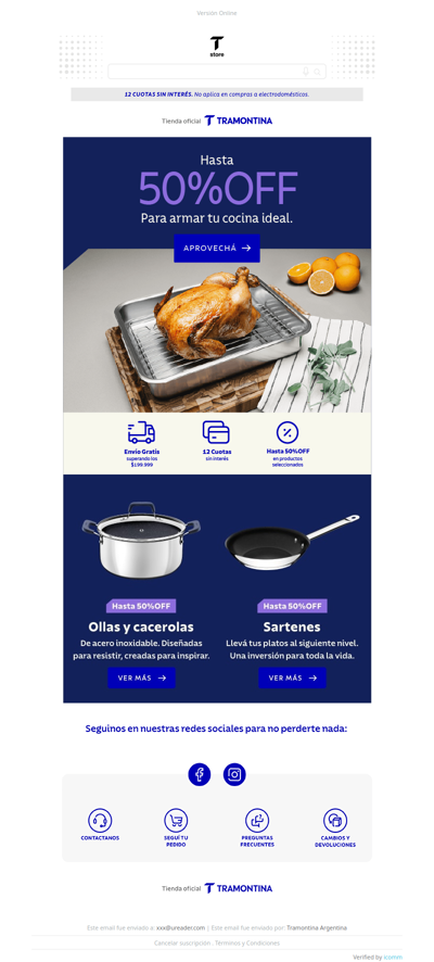 🍳 Hasta 50% OFF: Elegí acero inoxidable para toda la vida