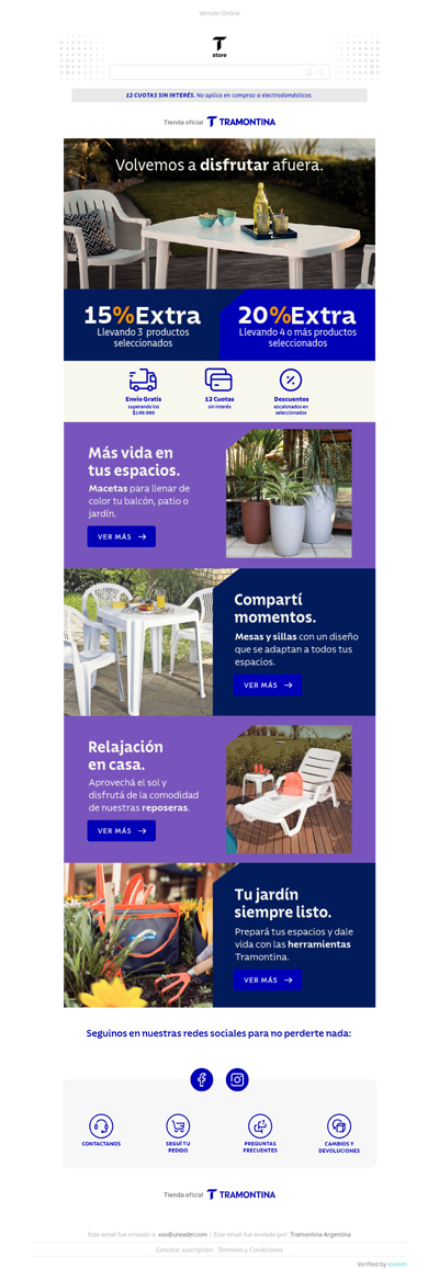 ☀️ Salió el sol y llegó hasta 20% Extra