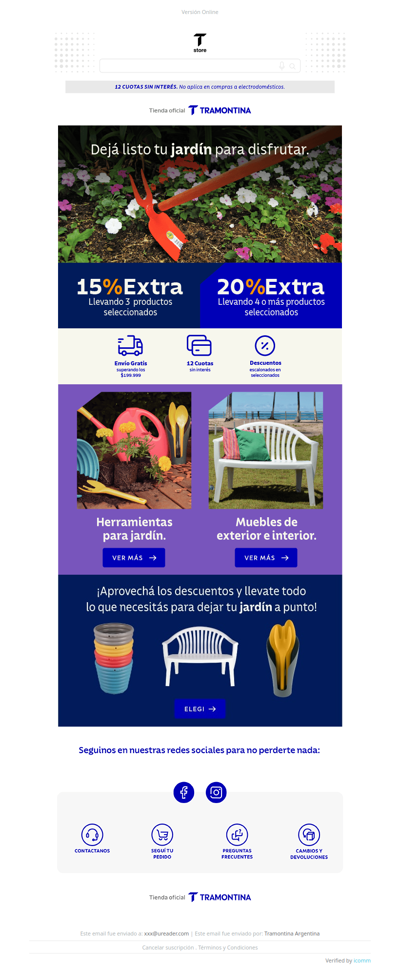 🌸💳 Estrená primavera con tu tarjeta + hasta 20% OFF