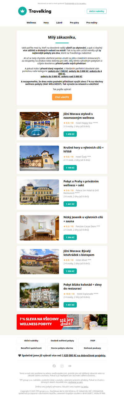 Pobyty pro dva do 1 500 Kč? 😍 Máme!