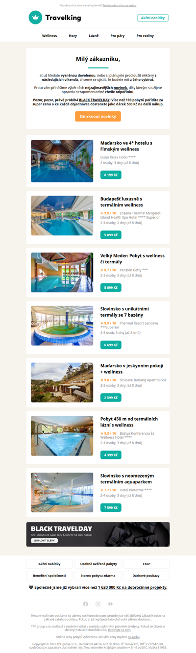 7 nejnovějších pobytů 😍 Nabídky, které si nesmíte nechat ujít