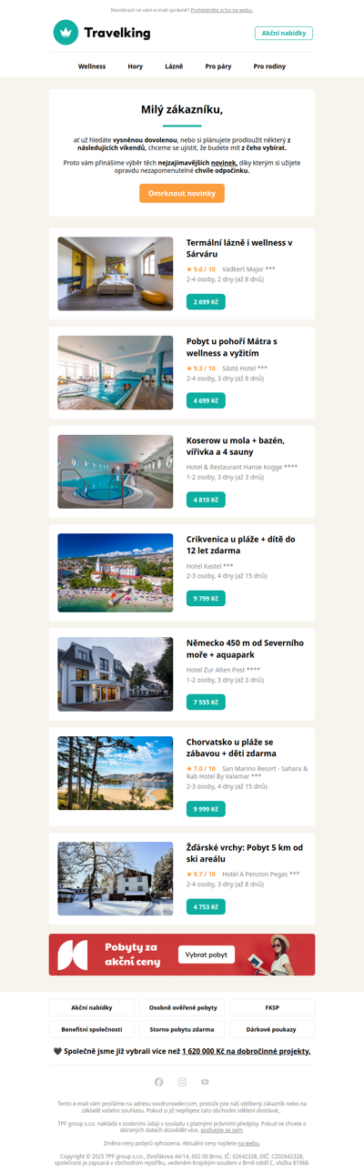 7 nejnovějších pobytů 😍