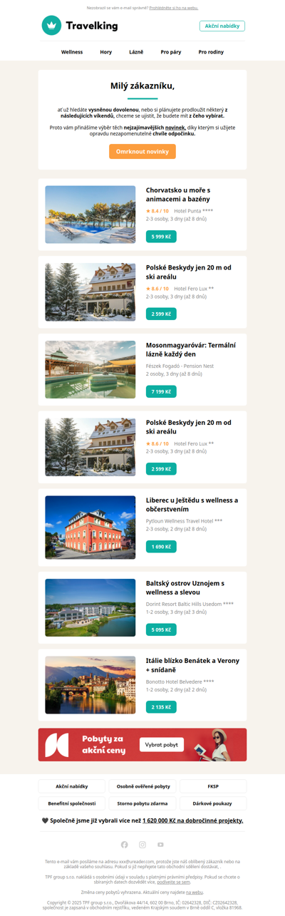 7 nejnovějších pobytů 😍