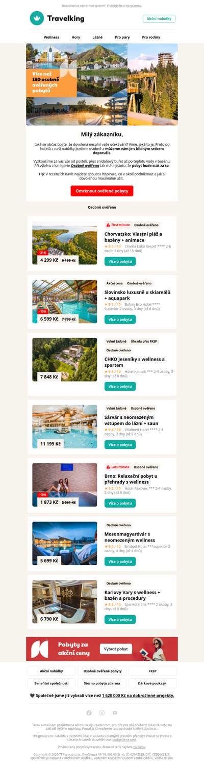 Osobně ověřené pobyty 🏅