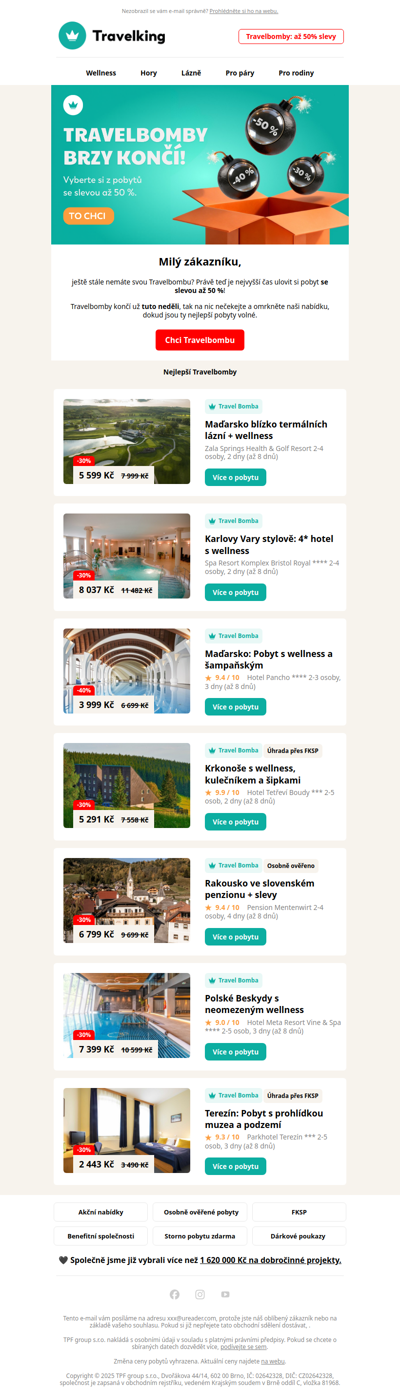 Travelbomby brzy končí! 💣