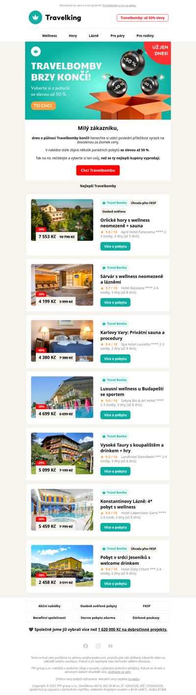 Jen do půlnoci: Travelbomby končí⌛