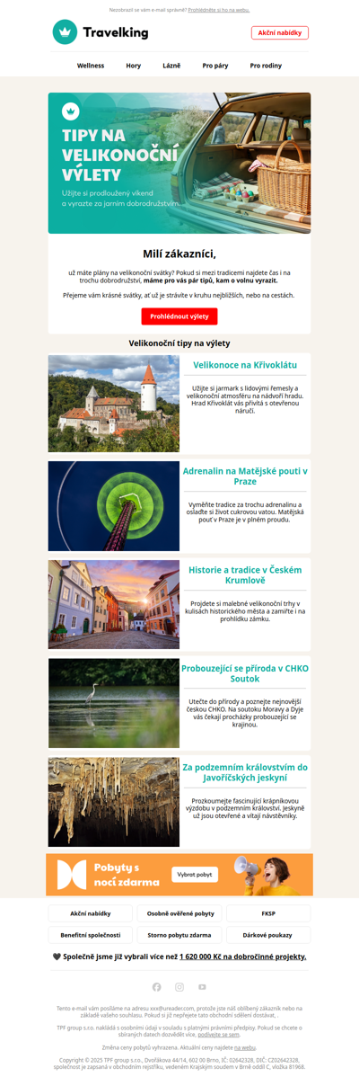 Velikonoční tipy na výlety 🐇