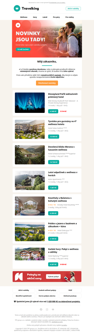 7 nejnovějších pobytů 😍