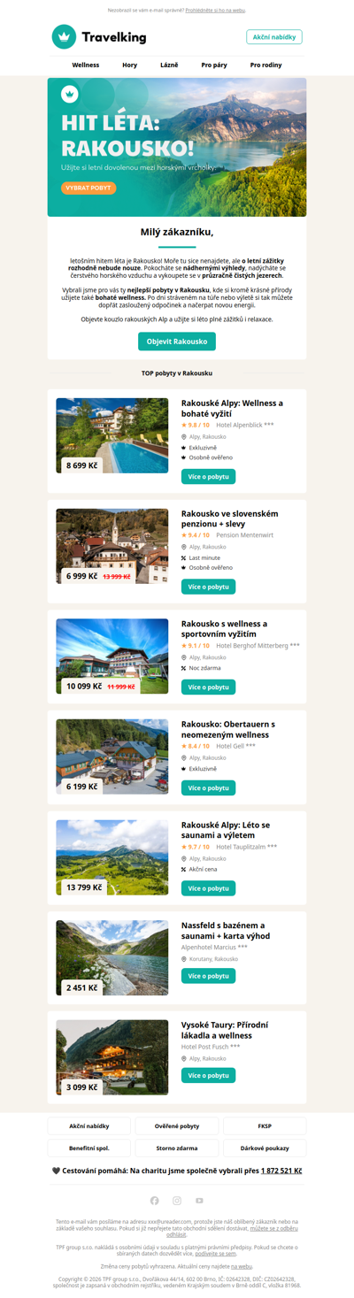 Hit léta: dovolená v Rakousku 🏔️