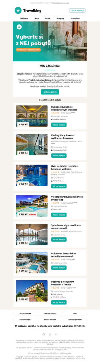 Ještě jeden letní výlet? Vyberte si z bestsellerů ☀️