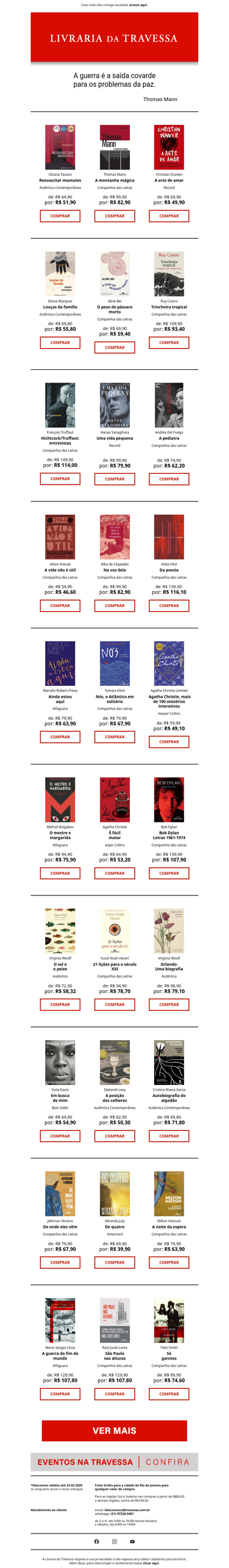 Mais de 300 por menos